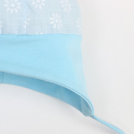 Children's hat, blue color, size 44-46-1