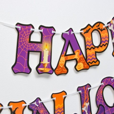 Carnival set Happy Halloween, Web, Girland-4