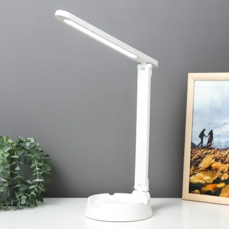 Table lamp "Office" LED 3 modes 5W USB white 15.5x30x36 cm Risalux-1