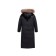 Winter park for a girl, height 158 ​​cm, black color
