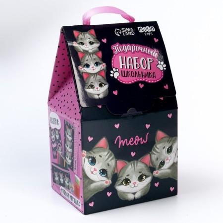 Gift set with a soft toy "Cat", 7 items-6