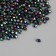 Beads for creativity Plastic "Rhombus Crystal Holography Gasoline" Set 20 grams 0.4x0.4 cm