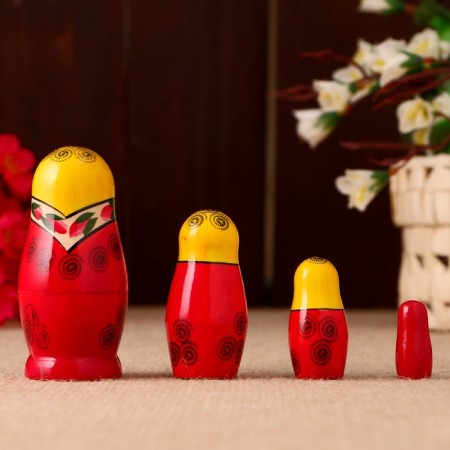 Matryoshka "Semenovskaya", 4 puppet, the highest category-4