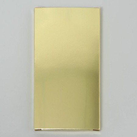 Gold chocolate box, with a window, 17 x 8.5 x 1.5 cm-3
