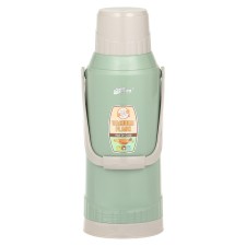 Thermos 2 l, with a glass flask, retains heat 12 hours, green