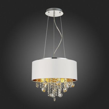 Suspension lamp ST LUCE. SL1350.503.04. Lacchia. 4x40 watts, E14, 40x40 cm, chromium color-3