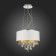 Suspension lamp ST LUCE. SL1350.503.04. Lacchia. 4x40 watts, E14, 40x40 cm, chromium color