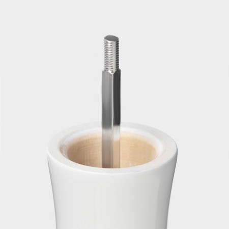 Mill for spices of the Dolyan "Loft", 16.5 × 5 cm, ceramic mechanism, white color-4