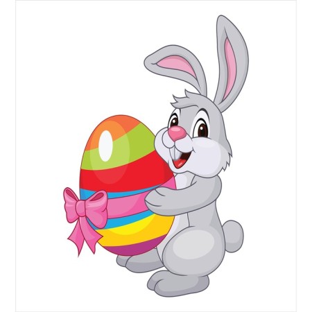 A set of napkins for setting the table "Easter egg in a ribbon", rectangular, size 32x46 cm, 4 pcs-3
