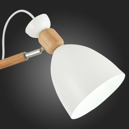 Ceiling EVOLUCE lamp. Sle103802-03. Balcamo. 3x60 watts, E27, 59x59x45 cm, color light wood, white-7