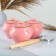 Set "Vyatka Ceramics Trio" 0.6 l x 3 pcs + grasp, pink