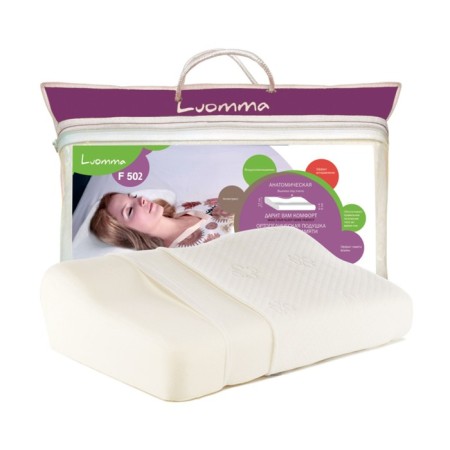 Orthopedic pillow under the head Lumma Lumf-502, size 54 x 32 x 6/12 cm