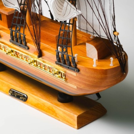 Souvenir medium -sized “Astrilde” ship, light tree, beige sails, 48.5x4x8 cm-14