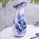 VAZ Gzhel "Paradise", white-blue, ceramics,