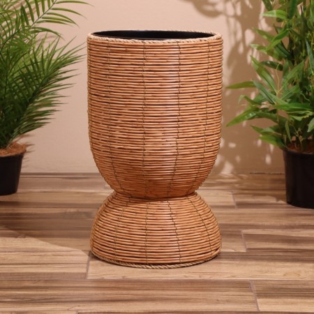 A set of wicker pots, 2 pcs, 63x36x36/52x30x30 cm-4