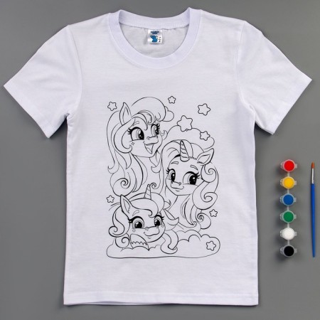Set for creativity T-shirt-coloring "Unicorn", size 134-140 cm-3