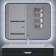 The bathroom mirror Uperwood Modul, 80x80 cm, contactless sensor, black, hill. backlight