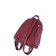 B2672 backpack, 2 parts with lightning, burgundy color 32x28x13cm