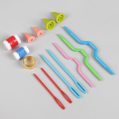 Knitting set, 45 items, in case-5