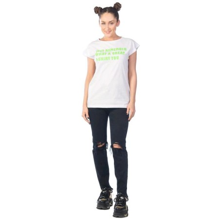 Female T -shirt, size 42, white color