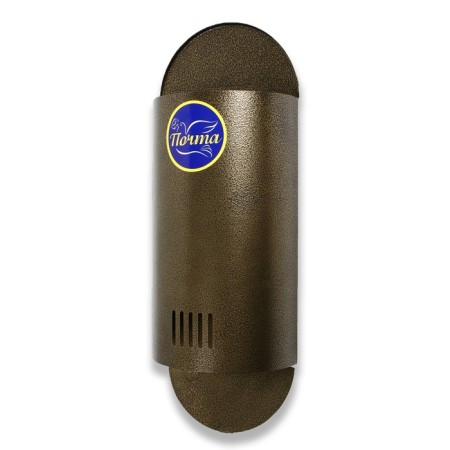 Mail box without a lock (with a loop), vertical, “semicircular”, bronze-4