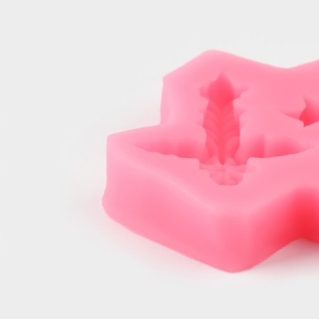 Mold Dolyana "Crosses", silicone, 7 × 7 × 0.9 cm, color mix-3