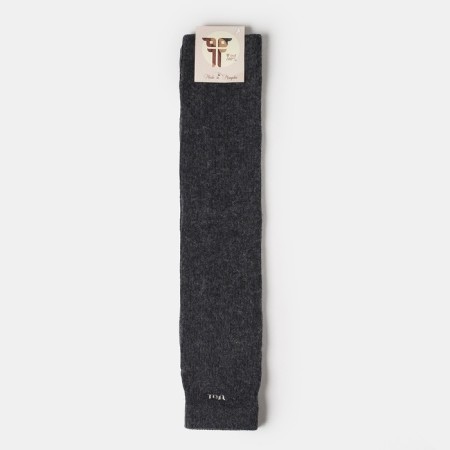 Women's hetras from Mongolian wool, black color-2