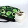 Back for shoes on the lace, black/green color