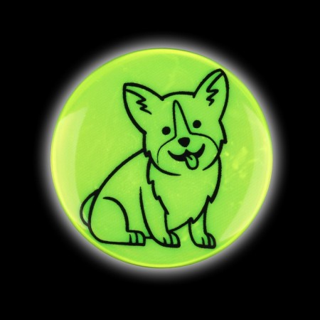 The reflective icon "Corgi", d = 5.8 cm, color mix-5