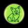 The reflective icon "Corgi", d = 5.8 cm, color mix