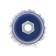 Metal brush for ushm tundra, "cup", M14, 75 mm