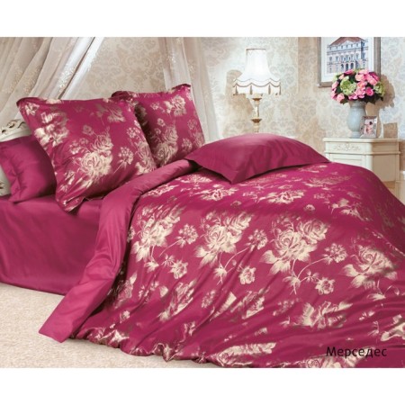 Bed linen 1.5 joint venture "Mercedes", size 150x215 cm, 145x215 cm, 70x70 cm - 2 pcs