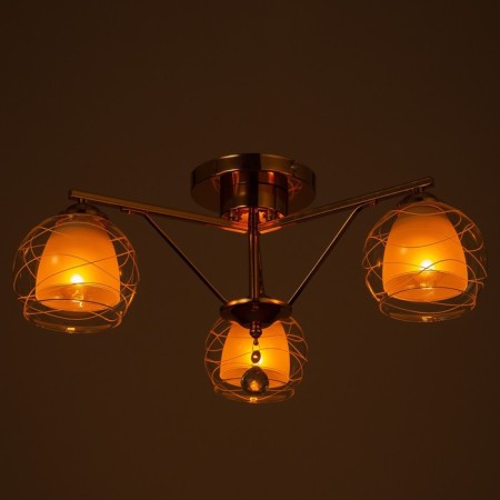 Arlett chandelier 3x60W E27 gold 54x54x26cm Ritter-2