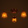 Arlett chandelier 3x60W E27 gold 54x54x26cm Ritter