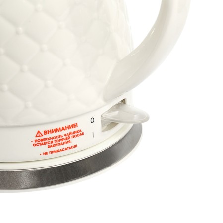 Electric kettle Kelli KL-1340, 1.8 l, 2400 watts, white-2