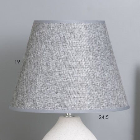 Table lamp "Aime" 1x40W E14 gray/white 25x25x40cm-2