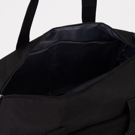 Sports bag with lightning, shoe department, outer pocket black color-3