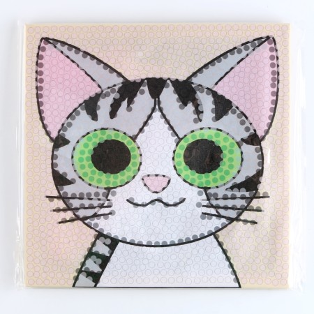 Application with pompom "Kotyara" Size - 30 × 30 cm, glue 30 ml-7