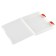 A4 documents container, Istanm with red latches, transparent