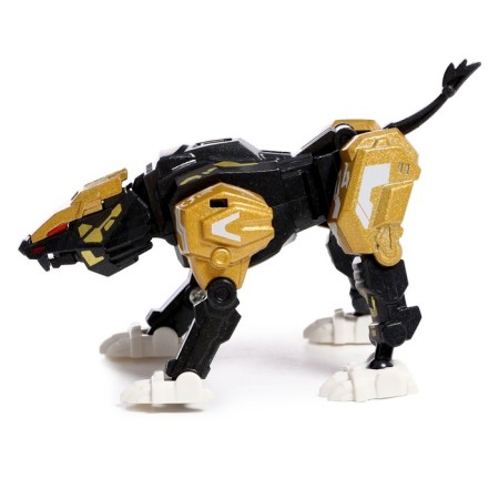 Robot St. John's wort "Leo", with metal elements, is transformed-4