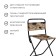 Folding stool (ps2/c brown camouflage)