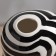 VAZ Coramics Table "Picasso" (manual painting) volume in strip, 22x12.5 cm, black and white 10455