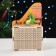 The piggy bank "Everything is clear from this year", wood