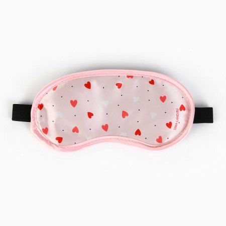 Mask for sleep "Hearts", 19.2 x 9.4 cm