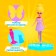 Fairy -tale doll "Emma" collapsible, with accessories, mix