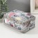 Owl and feathers needlework box 18x12x9.5 cm