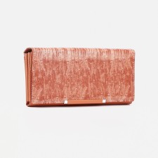 Women's wallet on magnets, powder color