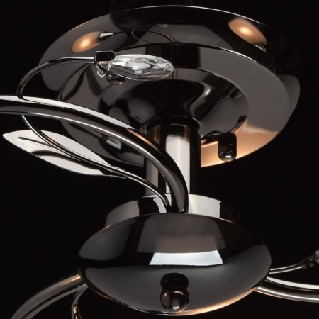 Chandelier "Grace", 3x60W E27, Nickel color-2