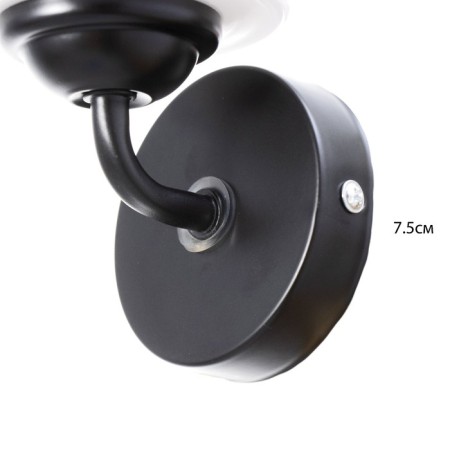 Bra "sakura" E27 40W black 8x19 cm-8