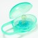 A container for storing and sterilizing children's nipples and dummy, green color